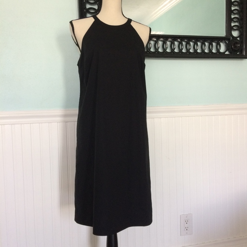 Ann Taylor black cotton sundress